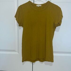 Tshirt, Rag & Bone, Medium, Mustard Yellow